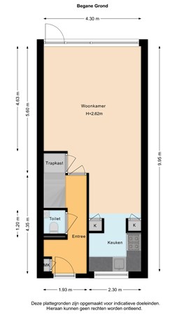 Floorplan - Mesdag 25, 2681 MZ Monster